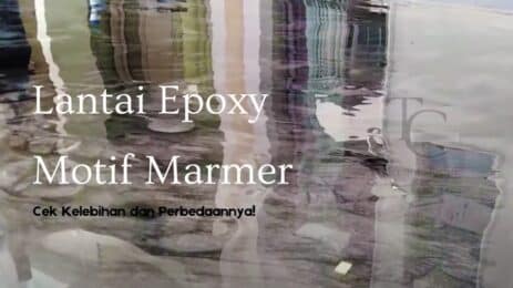 Lantai Epoxy Motif Marmer